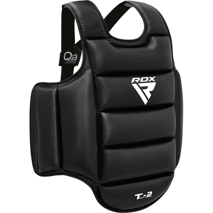 RDX T2 Karate Chest Guard#color_whiteblack