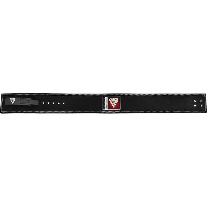 RDX 4 INCH IPL / USPA & World Powerlifting Congress APPROVED Powerlifting Leather Gym Belt#color_black