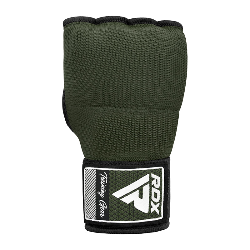 RDX IS Gel Padded Inner Gloves Hook & Loop Wrist Strap for Knuckle Protection OEKO-TEX® Standard 100 certified#color_army-green