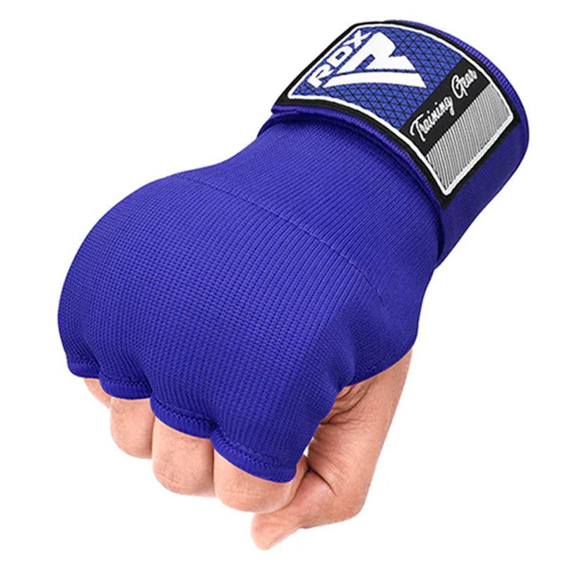RDX IS Gel Padded Inner Gloves Hook & Loop Wrist Strap for Knuckle Protection OEKO-TEX® Standard 100 certified#color_blue
