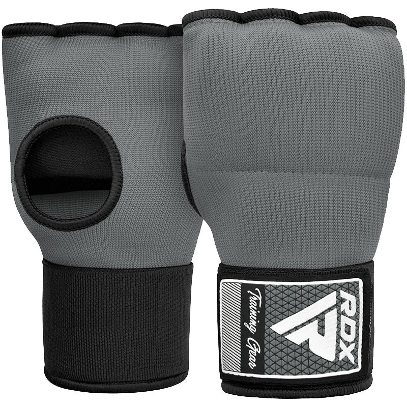 RDX IS Gel Padded Inner Gloves Hook & Loop Wrist Strap for Knuckle Protection OEKO-TEX® Standard 100 certified#color_grey