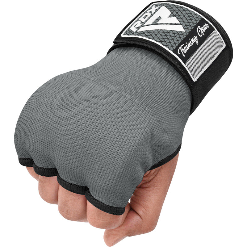 RDX IS Gel Padded Inner Gloves Hook & Loop Wrist Strap for Knuckle Protection OEKO-TEX® Standard 100 certified#color_grey