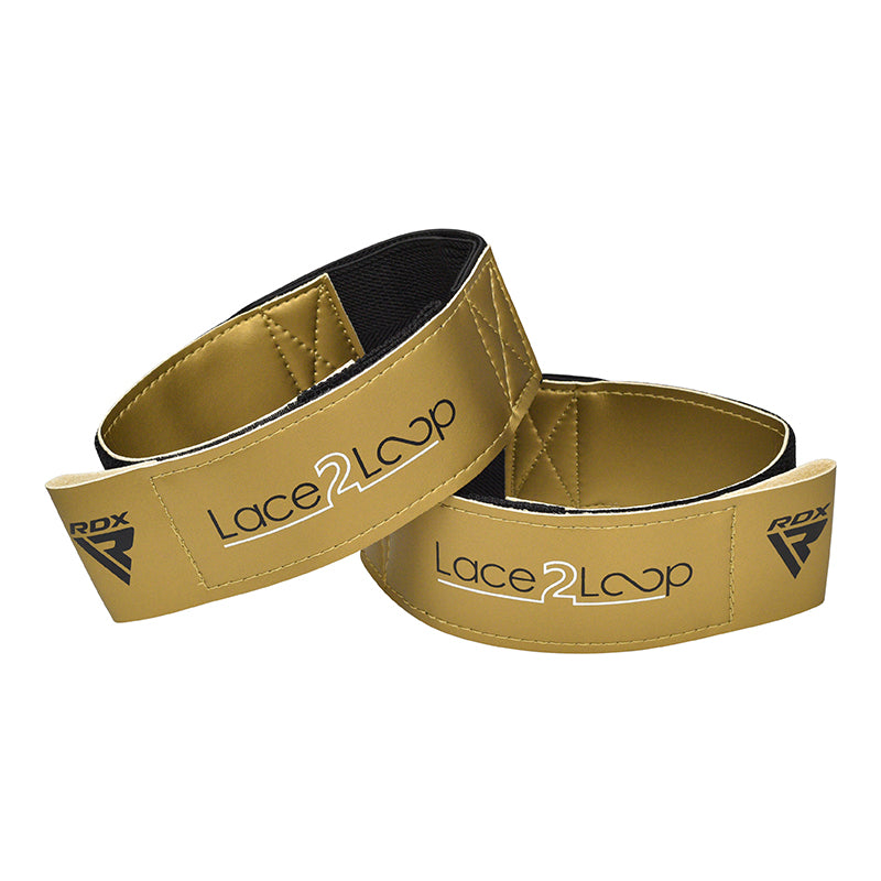 RDX T2 Wrist Straps for Lace-Up Boxing Gloves#color_golden