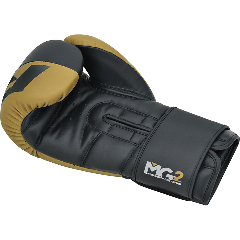 RDX F4 Boxing Sparring Gloves Hook & Loop#color_golden