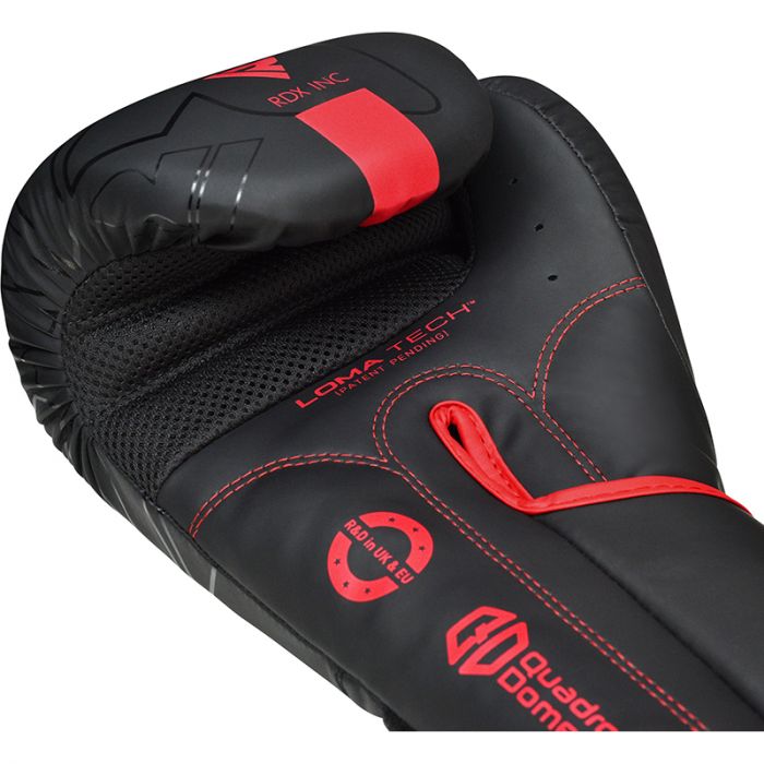 RDX F6 Kara Boxing Training Gloves Black#color_red