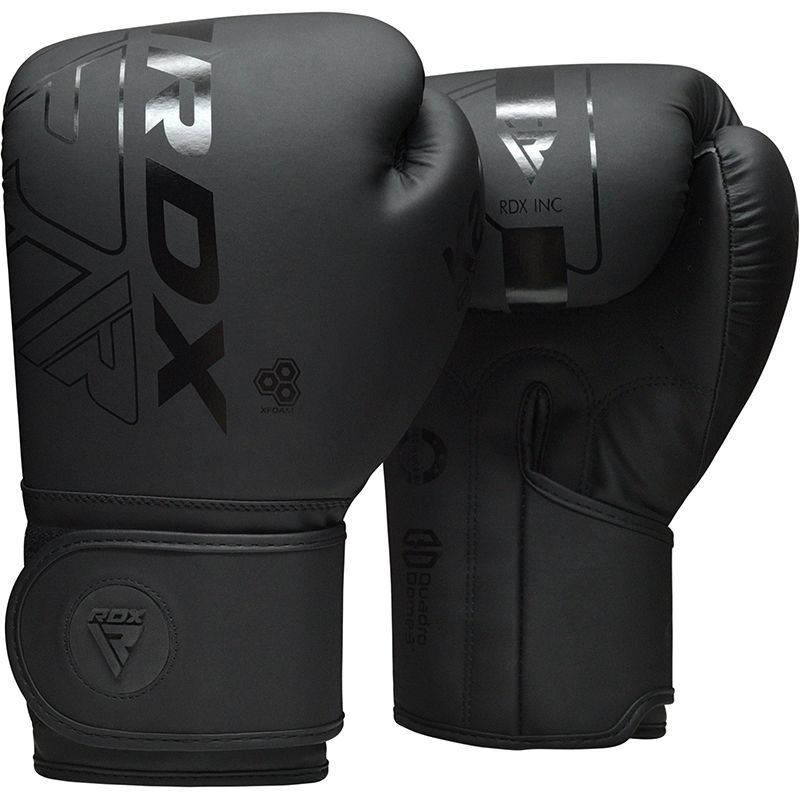 RDX F6 Kara Boxing Training Gloves Black#color_black