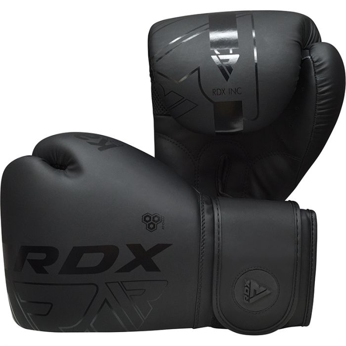 RDX F6 Kara Boxing Training Gloves Black#color_black