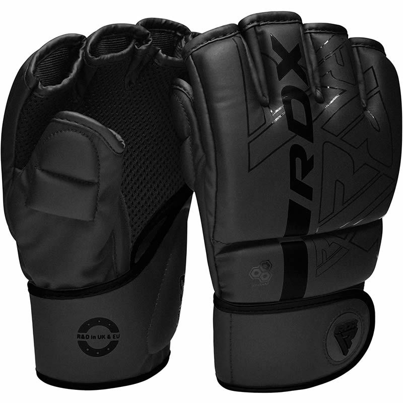 RDX F6 KARA MMA Grappling Gloves#color_black