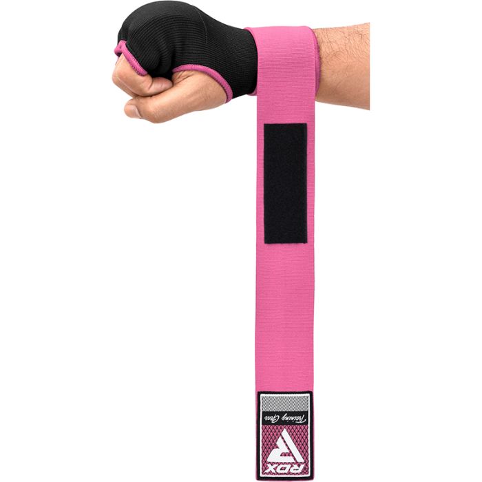 RDX IS Gel Padded Inner Gloves Hook & Loop Wrist Strap for Knuckle Protection OEKO-TEX®_Standard 100 certified#color_pink
