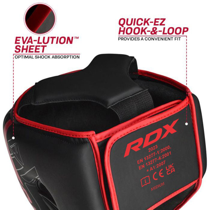RDX F6 KARA Head Guard Black#color_red