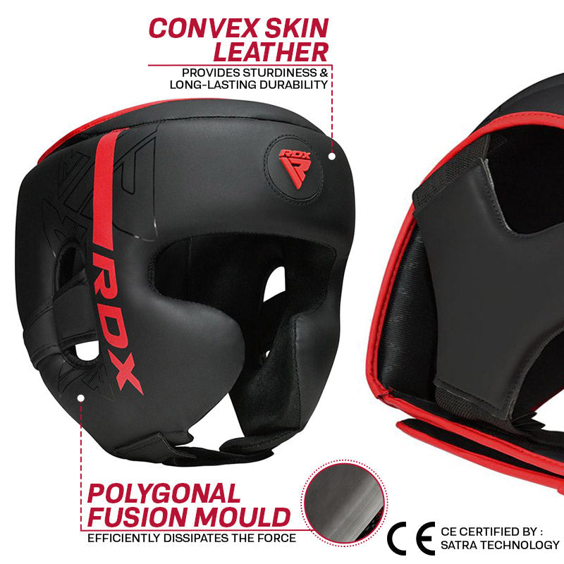 RDX F6 KARA Head Guard Black#color_red
