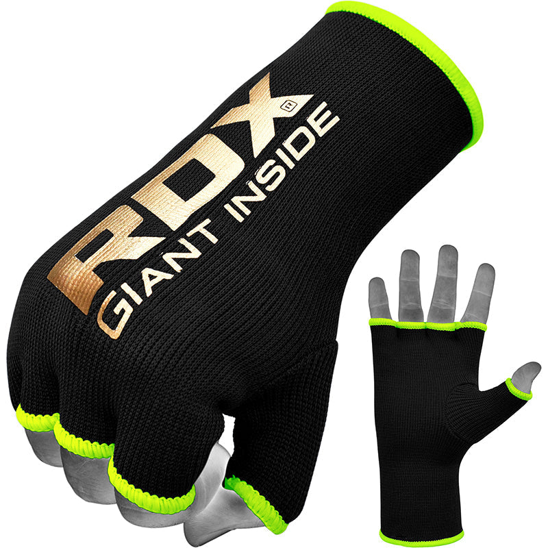 RDX HY Inner Gloves Hand Wraps#color_blackgreen