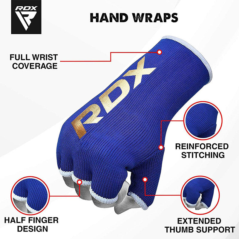 RDX HY Inner Gloves Hand Wraps#color_blue