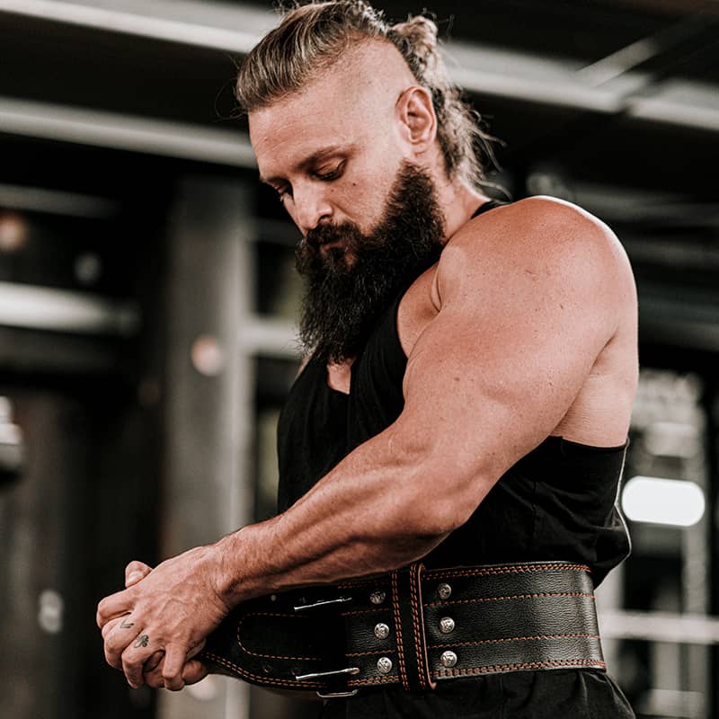 RDX RD1 4â  Powerlifting Leather Gym Belt