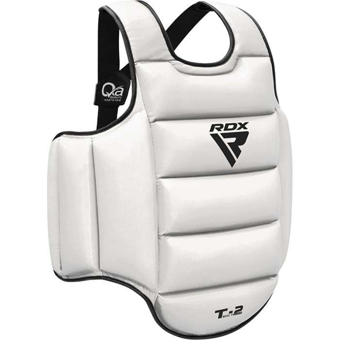 RDX T2 Karate Chest Guard#color_whiteblack