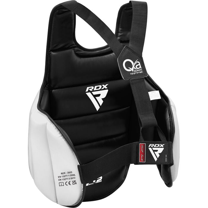 RDX T2 Karate Chest Guard#color_whiteblack