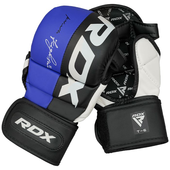RDX T6 MMA Sparring Gloves#color_blue